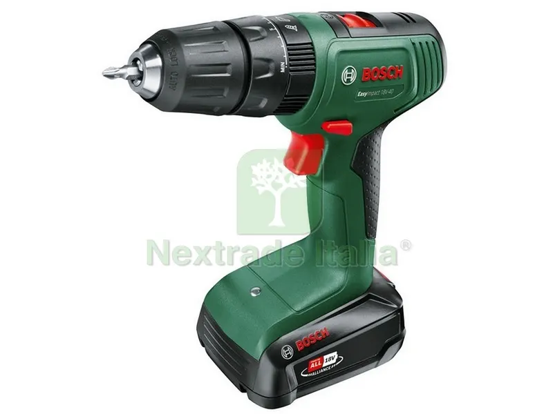 Trapano Battente-Avvitatore a Batteria Easyimpact 18V-40 18V 2 batterie 2,0 Ah — Trapani e avvitatori — rif. FERX.VIT50404 Trapano Battente-Avvitatore a Batteria Easyimpact 18V-40 18V 2 batterie 2,0 Ah — Trapani e avvitatori — rif. FERX.VIT50404