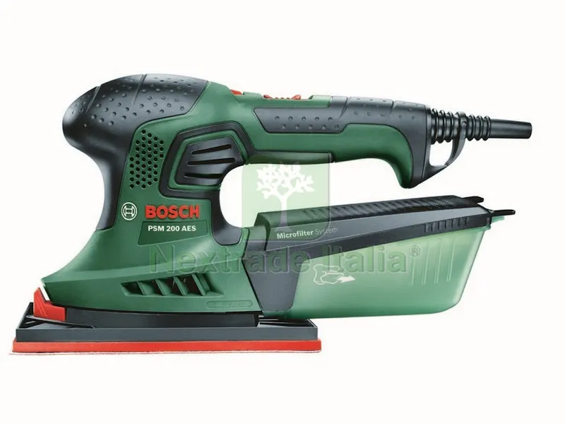 LEVIGATRICE PALMARE PSM 200 AES 200 W con accessori — Smerigliatrici e seghe — rif. FERX.VIT50406 LEVIGATRICE PALMARE PSM 200 AES 200 W con accessori — Smerigliatrici e seghe — rif. FERX.VIT50406