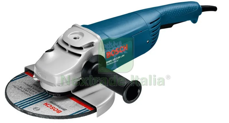 SMERIGLIATRICE ANGOLARE GWS 22-230 J 2.200 W — Smerigliatrici e seghe — rif. FERX.VIT27011 SMERIGLIATRICE ANGOLARE GWS 22-230 J 2.200 W — Smerigliatrici e seghe — rif. FERX.VIT27011
