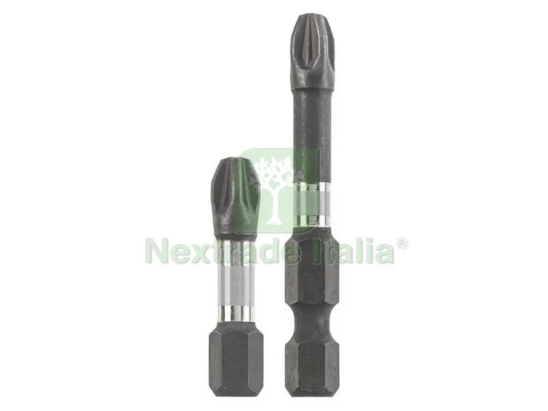 5PZ BIT DI AVVITAMENTO 'IMPAKTOR' PZ 2 X 25 MM. — Tubi e raccordi — rif. FERX.VIT45825