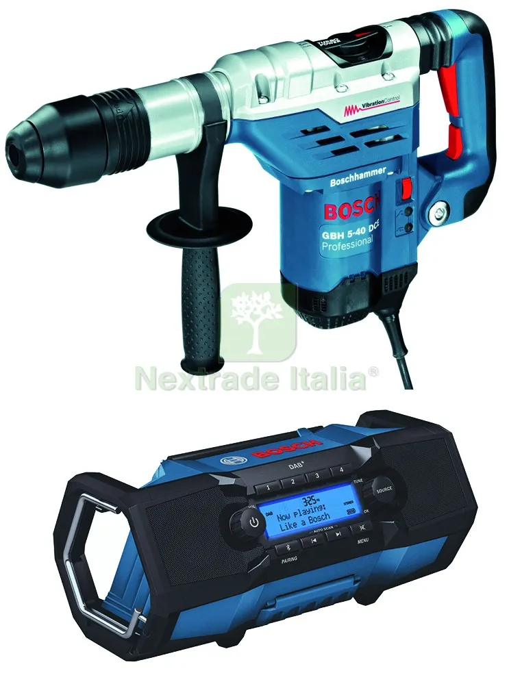 Martello Perforatore GBH 5-40 DCE 1.150 W + Radio GPB 18V-2 SC — Trapani e avvitatori — rif. FERX.VIT59132