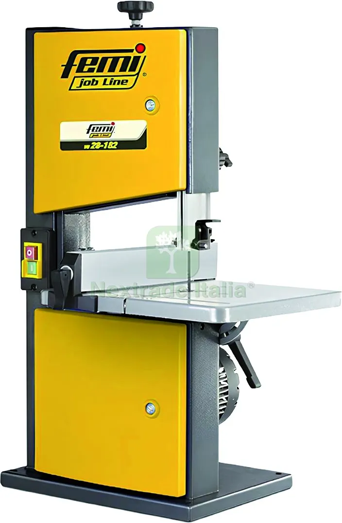 Femi SEGATRICE A NASTRO VERTICALE DA BANCO ''VB 28-182'' 250 W con lama — Smerigliatrici e seghe — rif. FERX.VIT60256 Femi SEGATRICE A NASTRO VERTICALE DA BANCO ''VB 28-182'' 250 W con lama — Smerigliatrici e seghe — rif. FERX.VIT60256