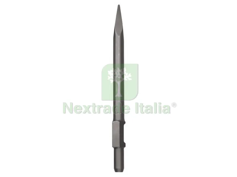 SCALPELLO A PUNTA Attacco esagonale mm. 30 lunghezza mm. 410 — Misurazione e taglio manuale — rif. FERX.VIT40515 SCALPELLO A PUNTA Attacco esagonale mm. 30 lunghezza mm. 410 — Misurazione e taglio manuale — rif. FERX.VIT40515