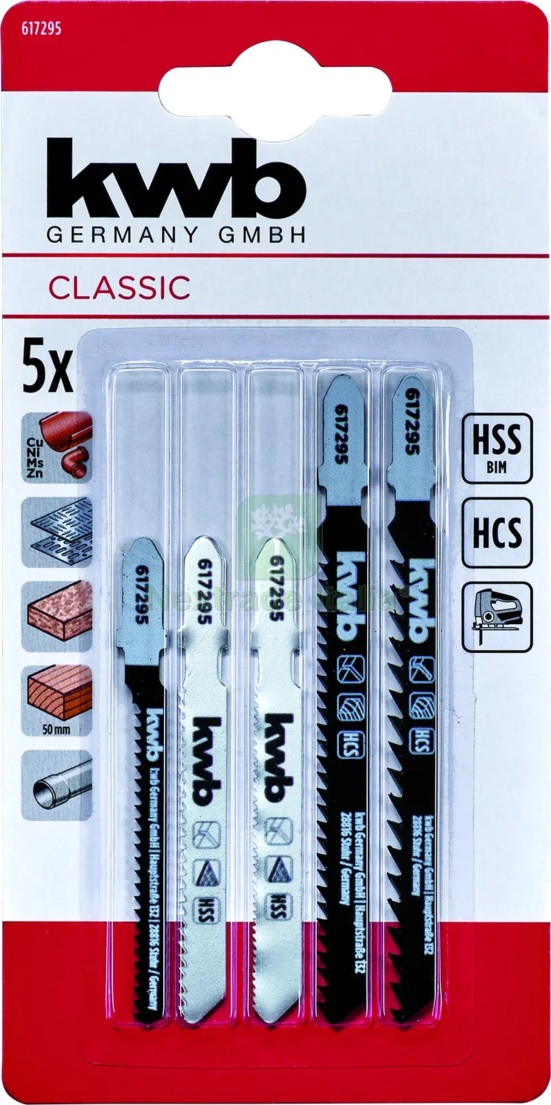 6CF LAMA PER SEGHETTO ALTERNATIVO 5 PZ. Legno, metallo, pvc — Punte, frese e dischi — rif. FERX.VIT57858 — foto 2 6CF LAMA PER SEGHETTO ALTERNATIVO 5 PZ. Legno, metallo, pvc — Punte, frese e dischi — rif. FERX.VIT57858 — foto 2