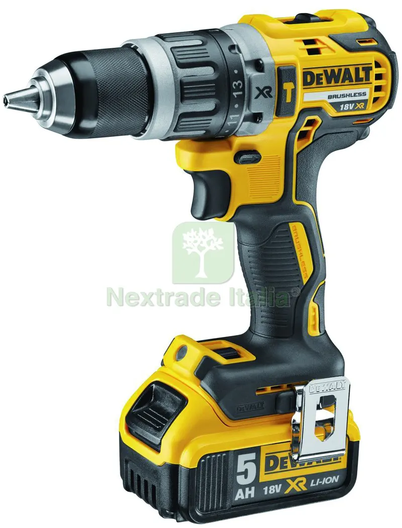 DeWalt TRAPANO AVVITATORE CON PERCUSSIONE BRUSHLESS 18V DCD796P2-QW 2 batterie 5,0 Ah — Trapani e avvitatori — rif. FERX.VIT59384 DeWalt TRAPANO AVVITATORE CON PERCUSSIONE BRUSHLESS 18V DCD796P2-QW 2 batterie 5,0 Ah — Trapani e avvitatori — rif. FERX.VIT59384