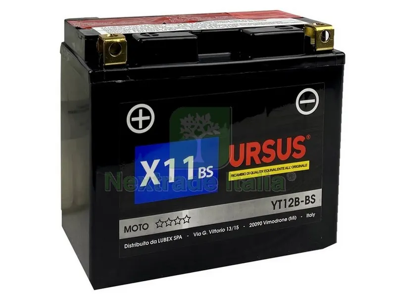 Batteria Avviamento Moto Ursus X4 BS 3 Ah mm. 114x71x86 h — Ricambi e fluidi auto — rif. FERX.VIT55487