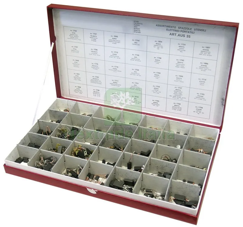 KIT SPAZZOLE PER ELETTROUTENSILI 280 PEZZI cm. 46x27x6 — Elettroseghe e motoseghe — rif. FERX.VIT25829