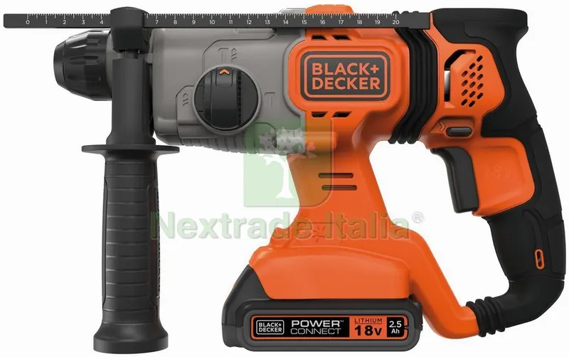 Black+Decker Tassellatore a Batteria BCD900E2K-QW SDS 18V 2 batterie 2,5 Ah — Trapani e avvitatori — rif. FERX.VIT56237 Black+Decker Tassellatore a Batteria BCD900E2K-QW SDS 18V 2 batterie 2,5 Ah — Trapani e avvitatori — rif. FERX.VIT56237
