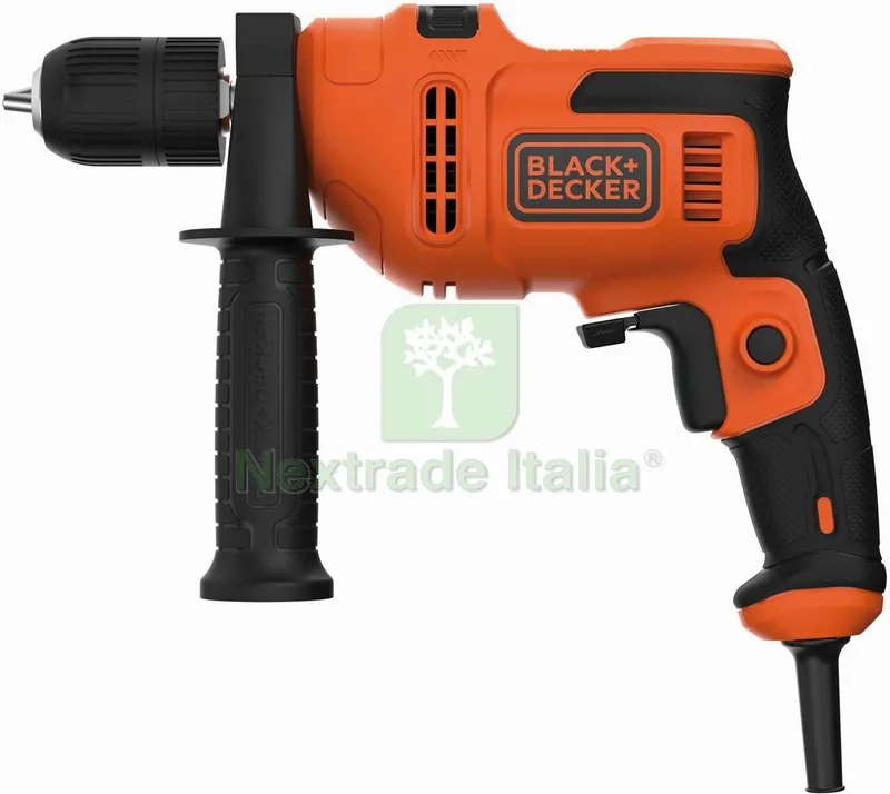 Black+Decker TRAPANO A PERCUSSIONE BEH200-QS 500 W — Trapani e avvitatori — rif. FERX.VIT56244
