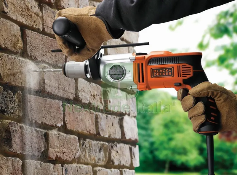 Black+Decker Trapano a Percussione Reversibile KR911K-QS 910 W — Trapani e avvitatori — rif. FERX.VIT56246 — foto 2 Black+Decker Trapano a Percussione Reversibile KR911K-QS 910 W — Trapani e avvitatori — rif. FERX.VIT56246 — foto 2