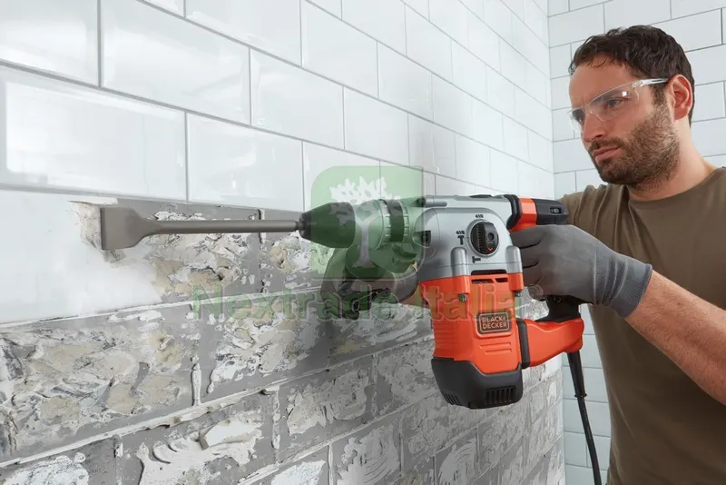 Black+Decker MARTELLO DEMOLITORE SCALPELLATORE BEHS03K-QS SDS 1.250 W — Martelli e mazze — rif. FERX.VIT56248 — foto 2