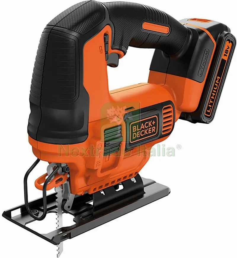 Black+Decker Seghetto Alternativo a Batteria BDCJS18-QW 18V 1 batteria 2,0 — Smerigliatrici e seghe — rif. FERX.VIT56239 Black+Decker Seghetto Alternativo a Batteria BDCJS18-QW 18V 1 batteria 2,0 — Smerigliatrici e seghe — rif. FERX.VIT56239