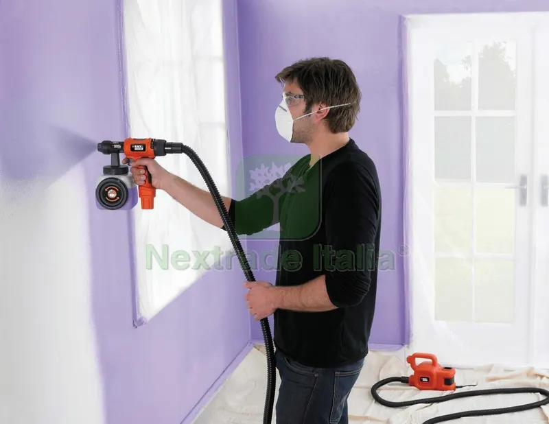 Black+Decker SPRUZZATORE A SPRUZZO HVLP200C-IT 400 W — Spatole e attrezzi per stesura — rif. FERX.VIT56266 — foto 2 Black+Decker SPRUZZATORE A SPRUZZO HVLP200C-IT 400 W — Spatole e attrezzi per stesura — rif. FERX.VIT56266 — foto 2