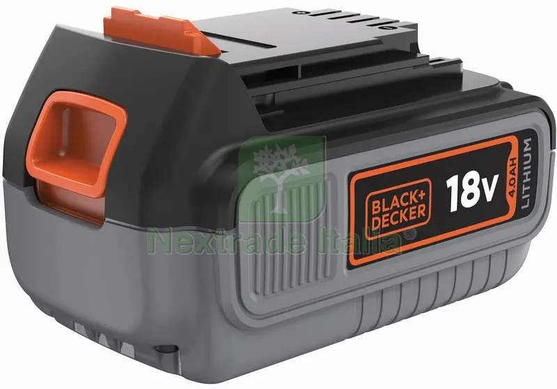 Black+Decker BATTERIA AL LITIO BL4018-XJ 18 V - 4,0 Ah — Pile e batterie — rif. FERX.VIT56230 Black+Decker BATTERIA AL LITIO BL4018-XJ 18 V - 4,0 Ah — Pile e batterie — rif. FERX.VIT56230