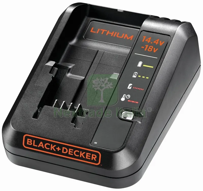 Black+Decker CARICABATTERIA BDC1A-QW 1A per batterie 18 V - 14,4 V — Batterie e caricabatterie — rif. FERX.VIT56231 Black+Decker CARICABATTERIA BDC1A-QW 1A per batterie 18 V - 14,4 V — Batterie e caricabatterie — rif. FERX.VIT56231