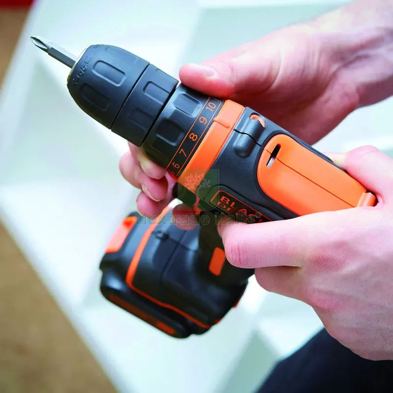 Black+Decker TRAPANO AVVITATORE BDCDD121BKA-QW 10,8V 2 batterie 1,5 Ah valig.+40 acc. — Trapani e avvitatori — rif. FERX.VIT57945 — foto 3 Black+Decker TRAPANO AVVITATORE BDCDD121BKA-QW 10,8V 2 batterie 1,5 Ah valig.+40 acc. — Trapani e avvitatori — rif. FERX.VIT57945 — foto 3