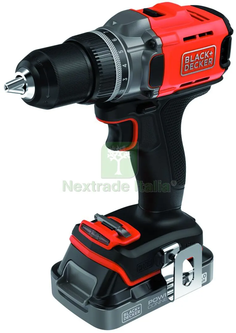 Black+Decker Trapano Avvitatore a Batteria BCD382D2XK-QW 18 V 2 batterie 2,0 Ah — Trapani e avvitatori — rif. FERX.VIT57824 Black+Decker Trapano Avvitatore a Batteria BCD382D2XK-QW 18 V 2 batterie 2,0 Ah — Trapani e avvitatori — rif. FERX.VIT57824