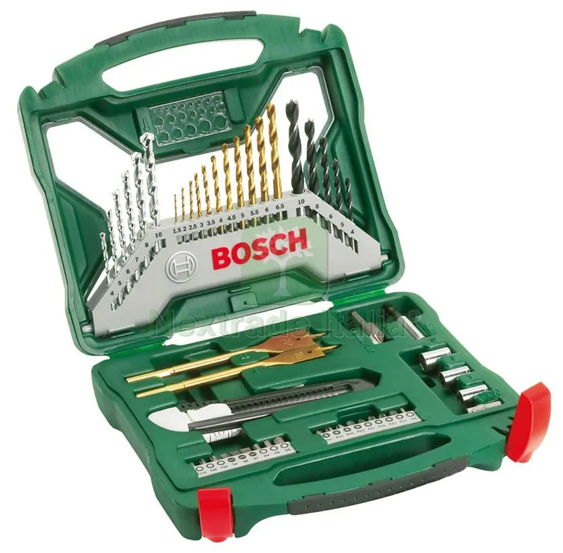 Set Avvitamento e Foratura X-50 Titanium 50 pezzi — Tubi e raccordi — rif. FERX.VIT26153
