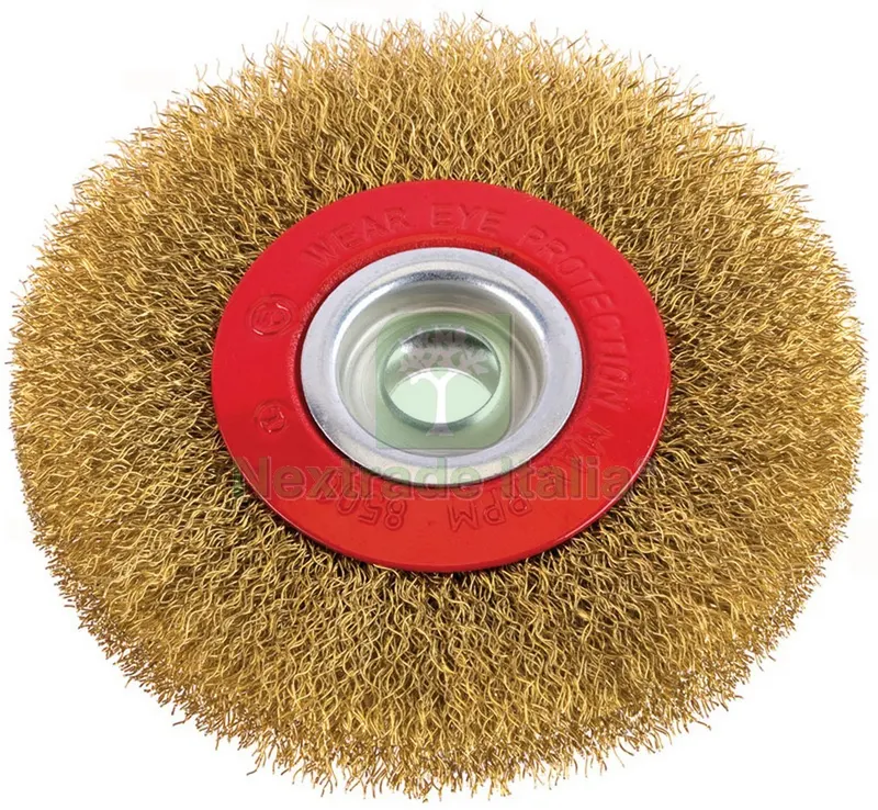 SPAZZOLA CIRCOLARE Art. 486.00 Ø mm. 100 - foro 13 — Punte, frese e dischi — rif. FERX.VIT1334 SPAZZOLA CIRCOLARE Art. 486.00 Ø mm. 100 - foro 13 — Punte, frese e dischi — rif. FERX.VIT1334