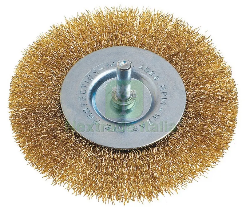 SPAZZOLA CIRCOLARE Art. 475.00 Ø mm. 100 — Punte, frese e dischi — rif. FERX.VIT15675 SPAZZOLA CIRCOLARE Art. 475.00 Ø mm. 100 — Punte, frese e dischi — rif. FERX.VIT15675