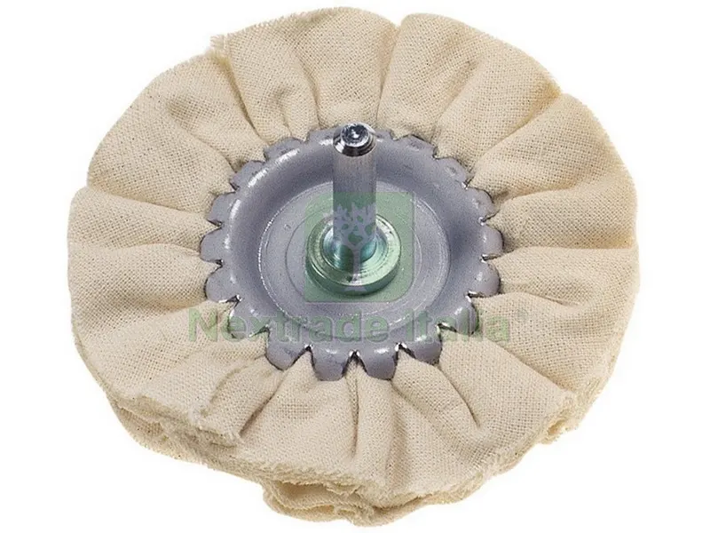 Ruota in Tessuto per Lucidare Art. 339.30 Ø mm. 80 - gambo Ø mm. 6 — Casalinghi e organizzazione — rif. FERX.VIT55232 Ruota in Tessuto per Lucidare Art. 339.30 Ø mm. 80 - gambo Ø mm. 6 — Casalinghi e organizzazione — rif. FERX.VIT55232