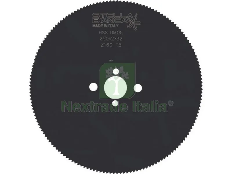 DISCO HSS T4-PROFILATO per taglio ferro Ø mm. 225 Spess. 1,9 mm. — Punte, frese e dischi — rif. FERX.VIT53366 DISCO HSS T4-PROFILATO per taglio ferro Ø mm. 225 Spess. 1,9 mm. — Punte, frese e dischi — rif. FERX.VIT53366