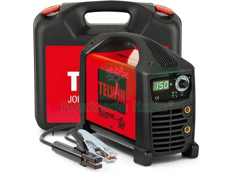 SALDATRICE AD INVERTER TECNICA 188 MPGE 4,2 Kw - 150 Amp Valigetta + Acces — Saldatrici e accessori — rif. FERX.VIT54350 SALDATRICE AD INVERTER TECNICA 188 MPGE 4,2 Kw - 150 Amp Valigetta + Acces — Saldatrici e accessori — rif. FERX.VIT54350