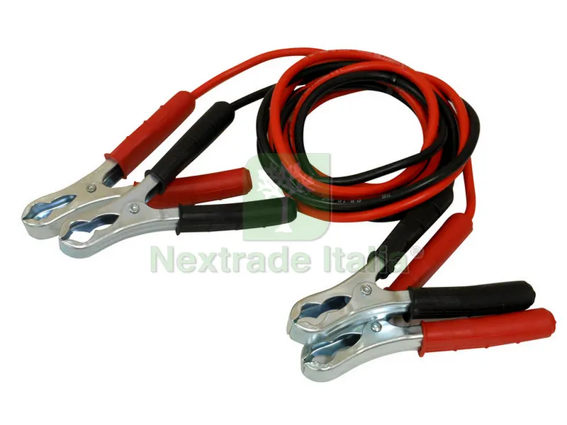 CAVI PER COLLEGAMENTO BATTERIE CAMION 120 Amp. cavo mt. 3 (Ø mm. 16) — Cavi e fili — rif. FERX.VIT479 CAVI PER COLLEGAMENTO BATTERIE CAMION 120 Amp. cavo mt. 3 (Ø mm. 16) — Cavi e fili — rif. FERX.VIT479