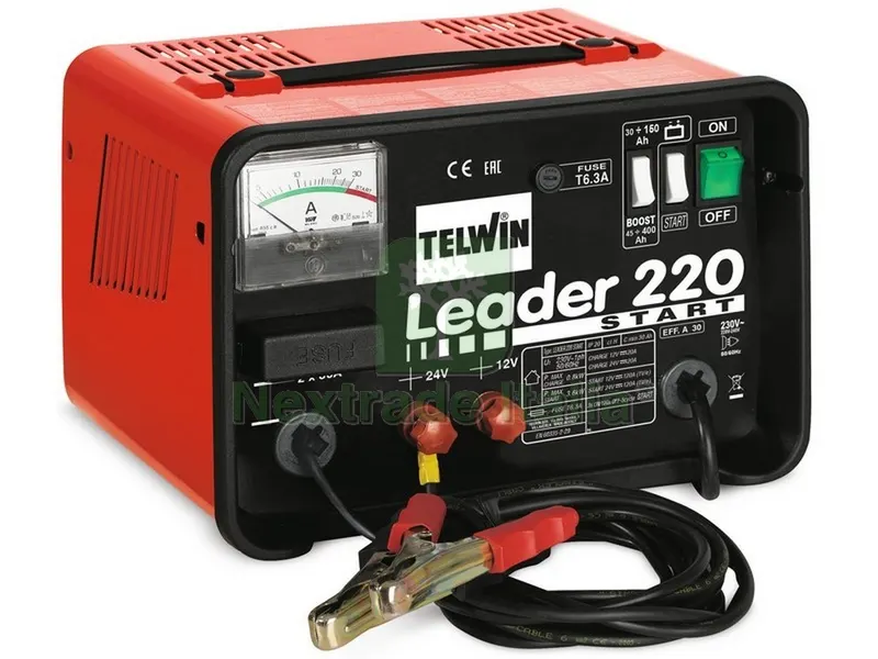 Telwin CARICABATTERIE LEADER 220 START 230V 0,8/3,6 kW — Batterie e caricabatterie — rif. FERX.VIT54349