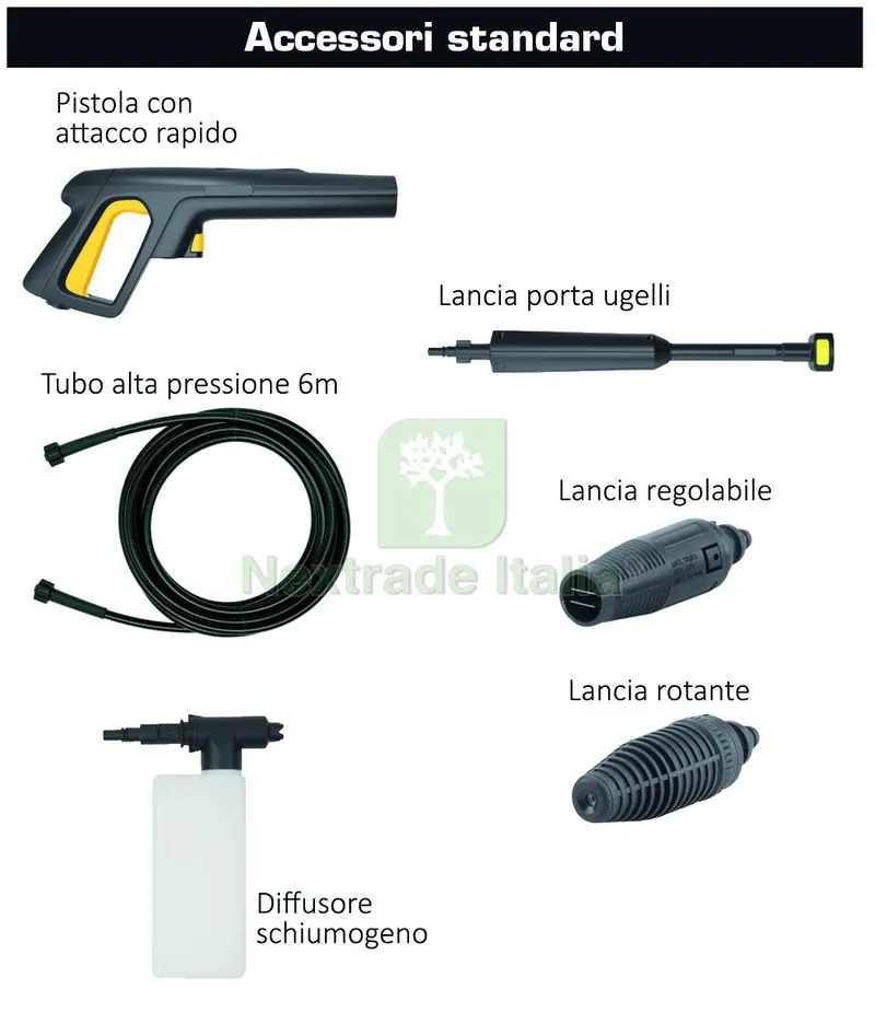 IDROPULITRICE AD ACQUA FREDDA 2LT 1.900 W con avvolgicavo — Smerigliatrici e seghe — rif. FERX.VIT59099 — foto 2 IDROPULITRICE AD ACQUA FREDDA 2LT 1.900 W con avvolgicavo — Smerigliatrici e seghe — rif. FERX.VIT59099 — foto 2
