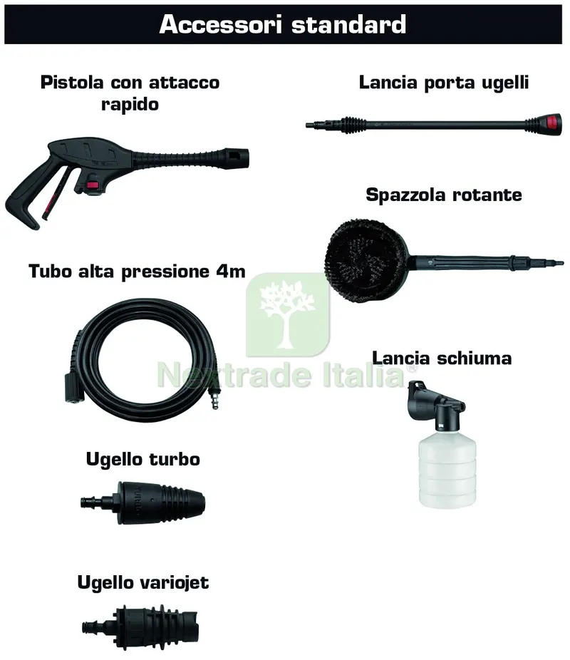 IDROPULITRICE AD ACQUA FREDDA FURY PLUS 120 1.700 W con avvolgicavo e spazzola rotante — Smerigliatrici e seghe — rif. FERX.VIT59102 — foto 2 IDROPULITRICE AD ACQUA FREDDA FURY PLUS 120 1.700 W con avvolgicavo e spazzola rotante — Smerigliatrici e seghe — rif. FERX.VIT59102 — foto 2