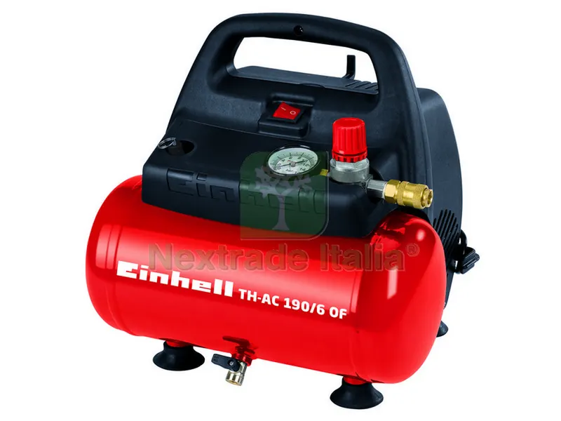 Compressore LT. 6 TH-AC 190/6 OF 1,5 Hp — Trapani e avvitatori — rif. FERX.VIT39129 Compressore LT. 6 TH-AC 190/6 OF 1,5 Hp — Trapani e avvitatori — rif. FERX.VIT39129