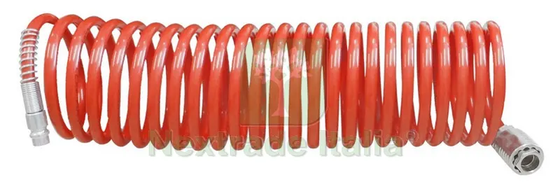 SPIRALE ELASTICA PER COMPRESSORI RACCORDI UNIVERSALI mt. 15 Ø tubo mm.10x8 — Tubi e raccordi — rif. FERX.VIT33445