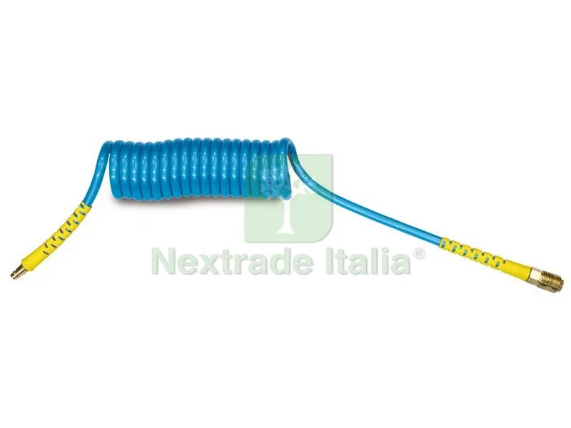 SPIRALE PER COMPRESSORI CON INNESTO RAPIDO E RACCORDI CEE Ø tubo mm.8x12 mt — Tubi e raccordi — rif. FERX.VIT51231 SPIRALE PER COMPRESSORI CON INNESTO RAPIDO E RACCORDI CEE Ø tubo mm.8x12 mt — Tubi e raccordi — rif. FERX.VIT51231