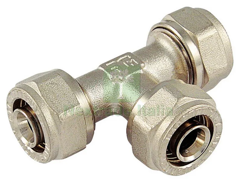 5PZ RACCORDO PER TUBO MULTISTRATO a T mis. 16x16x16 — Tubi e raccordi — rif. FERX.VIT28982