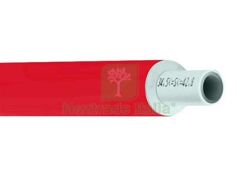 50MT TUBO MULTISTRATO spessore alluminio mm. 0,20 mis. 16x2,0 colore rosso MT 50 — Tubi e raccordi — rif. FERX.VIT50064 — foto 2