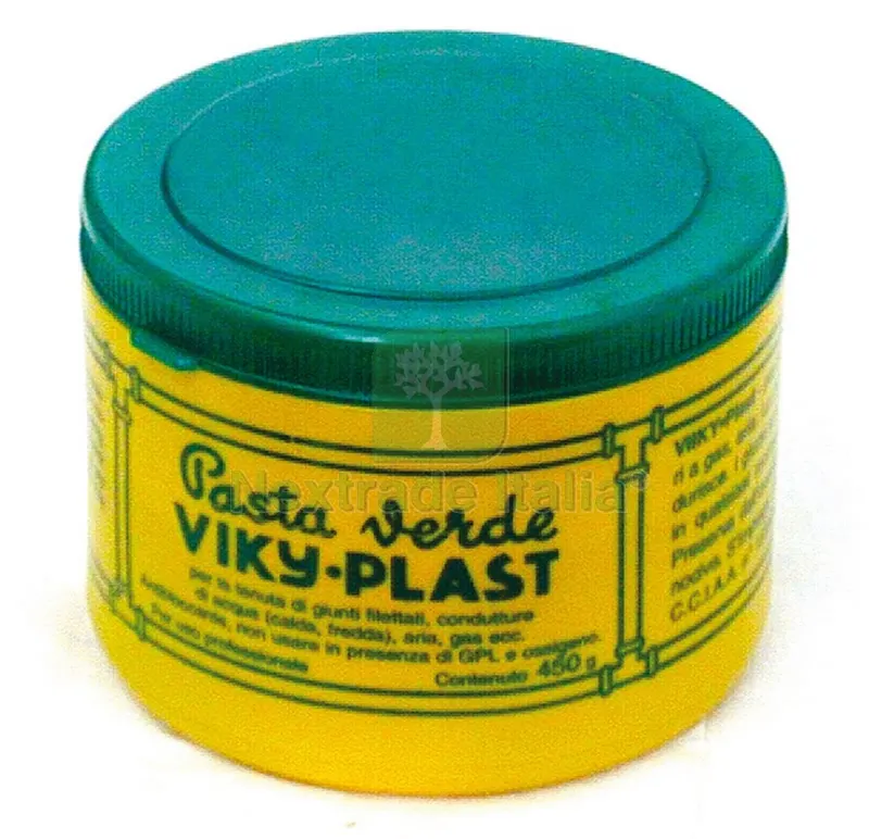 PASTA VERDE VIKY-PLAST gr. 450 — Adesivi e sigillanti — rif. FERX.VIT7453 PASTA VERDE VIKY-PLAST gr. 450 — Adesivi e sigillanti — rif. FERX.VIT7453