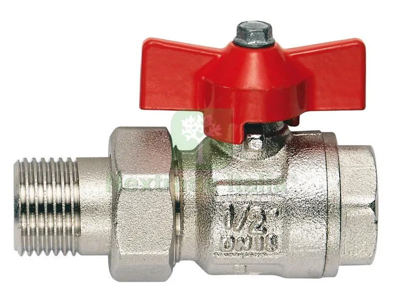 5PZ VALVOLA A SFERA IDEAL IN OTTONE PER COLLETTORI M/F Art. 098 mis.1 — Rubinetti e valvole — rif. FERX.VIT10452