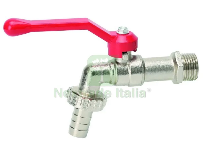 8PZ RUBINETTO PORTAGOMMA A SFERA IN OTTONE mis. 3/4 — Tubi e raccordi — rif. FERX.VIT46214
