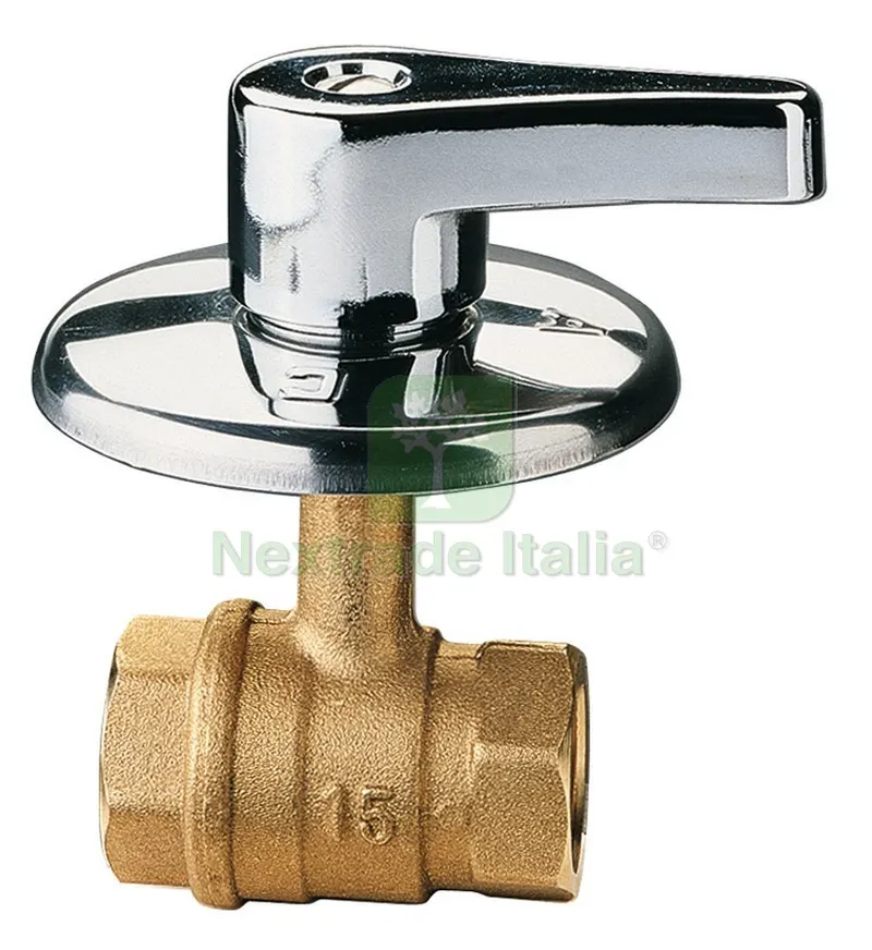 8PZ VALVOLA A SFERA DA INCASSO IN OTTONE Art. 138 mis. 1/2 — Rubinetti e valvole — rif. FERX.VIT8245 8PZ VALVOLA A SFERA DA INCASSO IN OTTONE Art. 138 mis. 1/2 — Rubinetti e valvole — rif. FERX.VIT8245