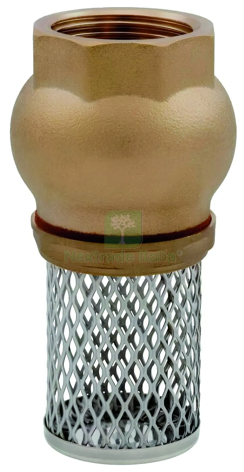 2PZ VALVOLA DI FONDO IN OTTONE Art. 140 mis. 2 — Rubinetti e valvole — rif. FERX.VIT1505