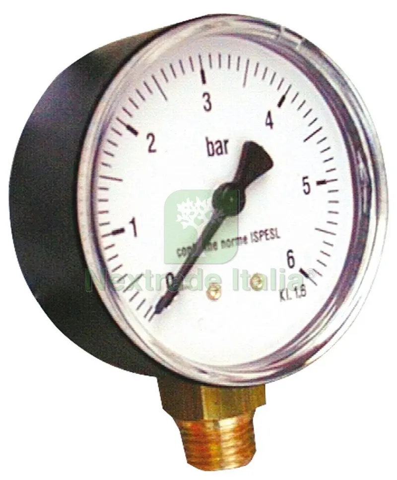 10PZ Manometro per Autoclave Attacco Laterale — Pompe — rif. FERX.VIT21816
