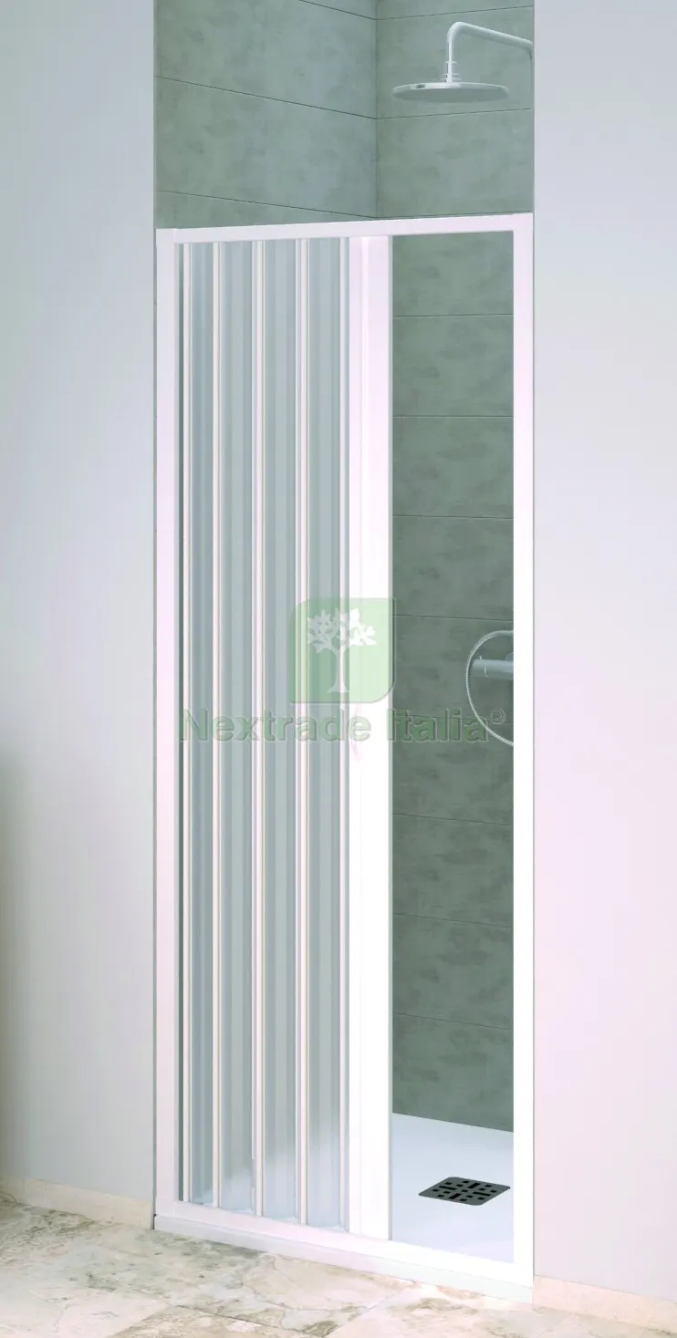 BOX DOCCIA A SOFFIETTO POINT acrilico cm. 90-110 x 185 h — Accessori bagno — rif. FERX.VIT54381