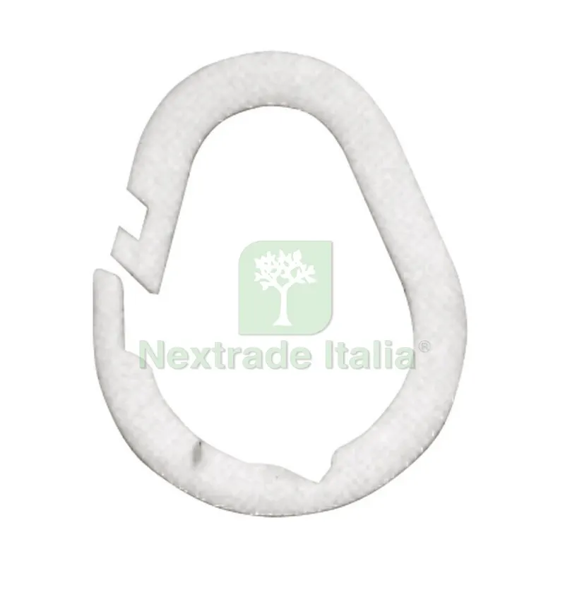 100PZ ANELLO PER TENDA DOCCIA IJN PLASTICA — Casalinghi e organizzazione — rif. FERX.VIT18291 100PZ ANELLO PER TENDA DOCCIA IJN PLASTICA — Casalinghi e organizzazione — rif. FERX.VIT18291
