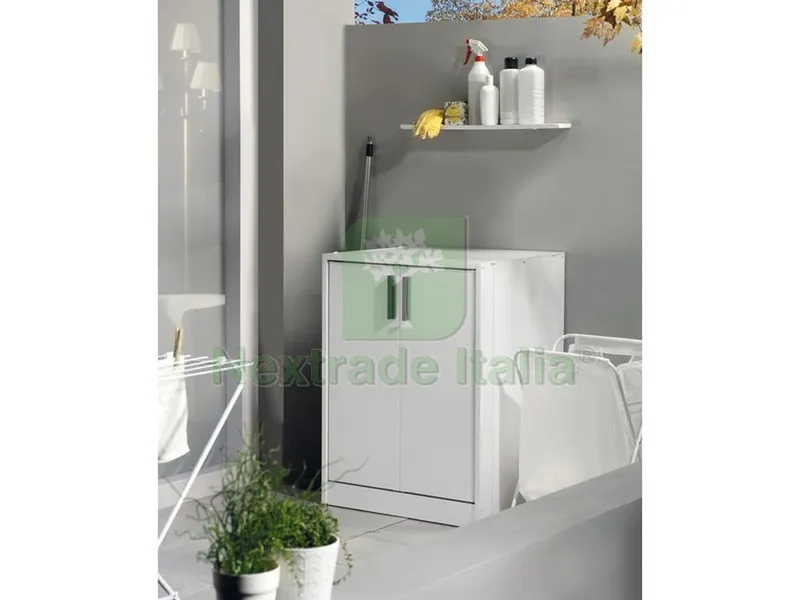 MOBILE COPRILAVATRICE IN RESINA col. Bianco cm. 66,5x59,5x91 h — Accessori bagno — rif. FERX.VIT37518 — foto 2 MOBILE COPRILAVATRICE IN RESINA col. Bianco cm. 66,5x59,5x91 h — Accessori bagno — rif. FERX.VIT37518 — foto 2
