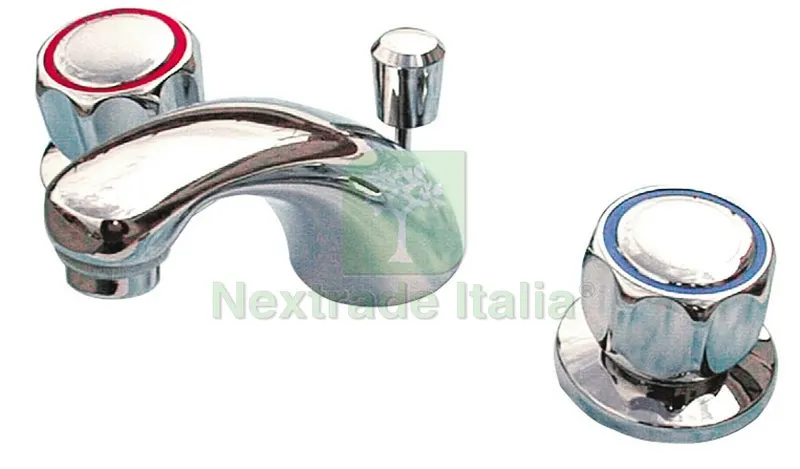 Batteria Lavabo con Scarico 1 — Sanitari e ceramiche — rif. FERX.VIT1589 Batteria Lavabo con Scarico 1 — Sanitari e ceramiche — rif. FERX.VIT1589