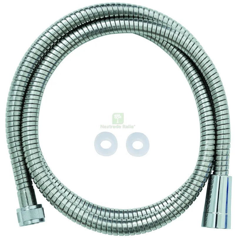 Tubo Flessibile per Doccia Attacco 1/2 F (ghiera/conico) cm. 150-200 — Flessibili e allacci — rif. FERX.VIT25560 Tubo Flessibile per Doccia Attacco 1/2 F (ghiera/conico) cm. 150-200 — Flessibili e allacci — rif. FERX.VIT25560