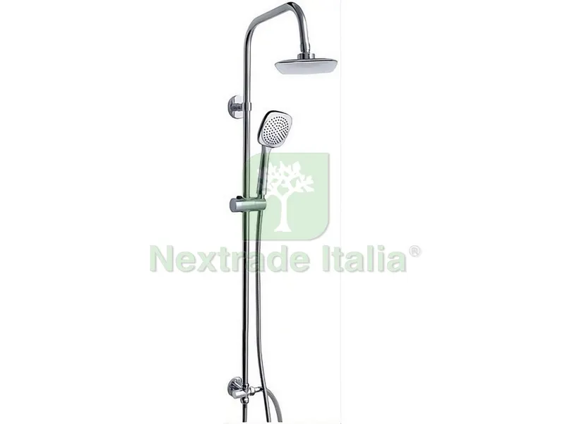 COLONNA DOCCIA CON DOCCETTA IN ABS E SOFFIONE FISSO cm. 20x20 — Rubinetti e valvole — rif. FERX.VIT52545 COLONNA DOCCIA CON DOCCETTA IN ABS E SOFFIONE FISSO cm. 20x20 — Rubinetti e valvole — rif. FERX.VIT52545