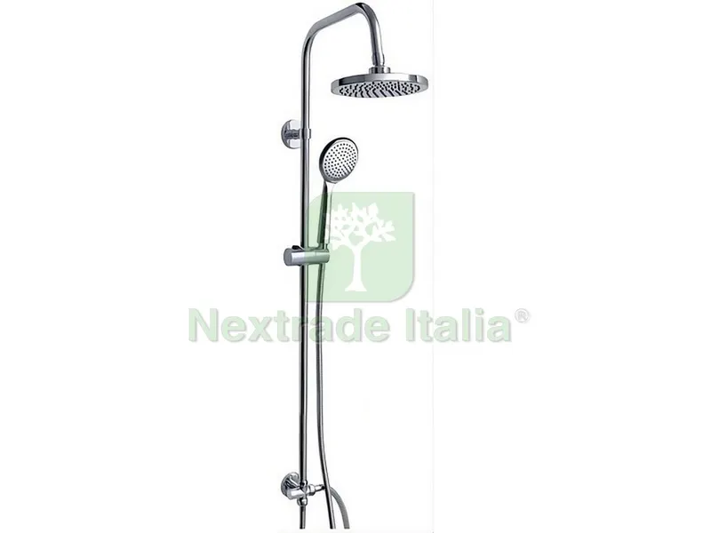 COLONNA DOCCIA CON DOCCETTA IN ABS E SOFFIONE FISSO Ø cm. 20 — Rubinetti e valvole — rif. FERX.VIT52546 COLONNA DOCCIA CON DOCCETTA IN ABS E SOFFIONE FISSO Ø cm. 20 — Rubinetti e valvole — rif. FERX.VIT52546