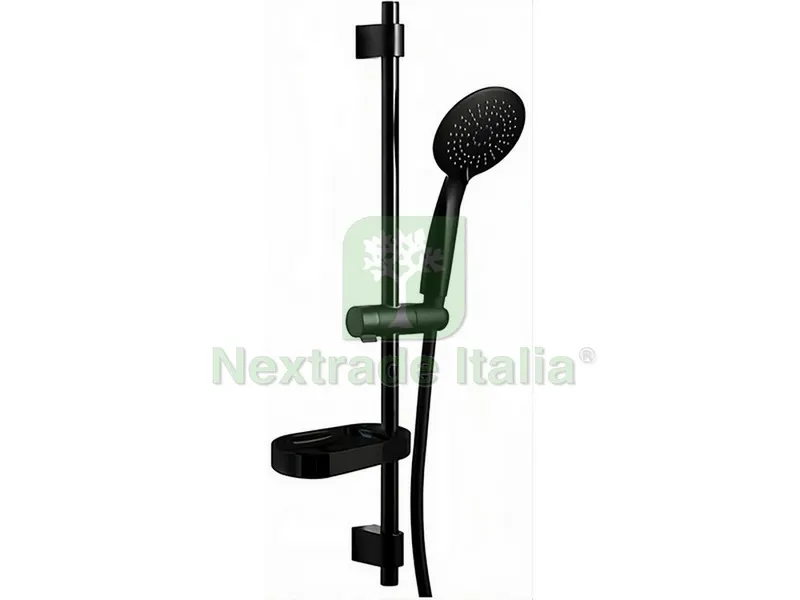 SALISCENDI PER DOCCIA A 3 FUNZIONI col. Nero opaco — Accessori bagno — rif. FERX.VIT52549